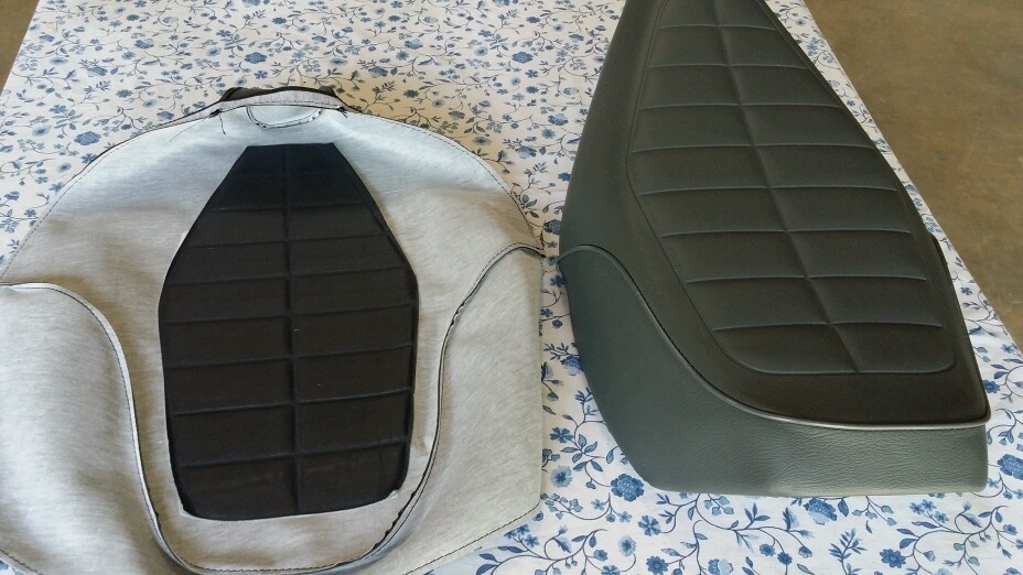 HONDA CH80 SEAT COVER CH80 ELITE 80 SEAT COVER (GRAY) 1985 – 2004 (H*-214)