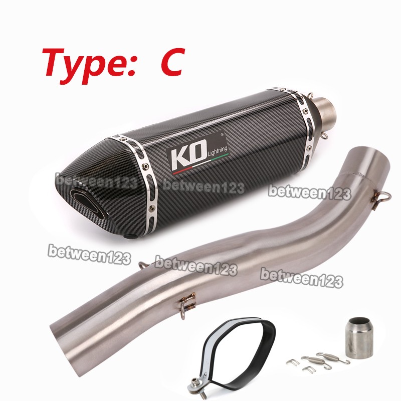 For Ducati Monster 797 2017-2023 Scrambler 800 821 Exhaust Muffler Tips Mid Link