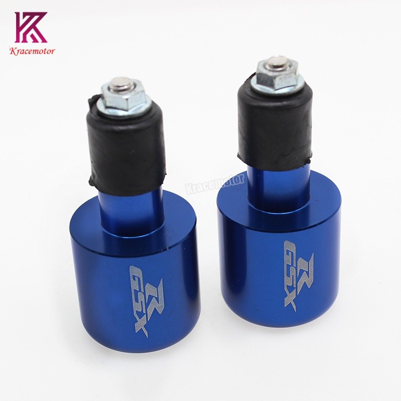 CNC 7/8” Handlebar Bar Ends Slider Cap Plugs GSX1300BK GSXR1000 GSXR750 GSXR600