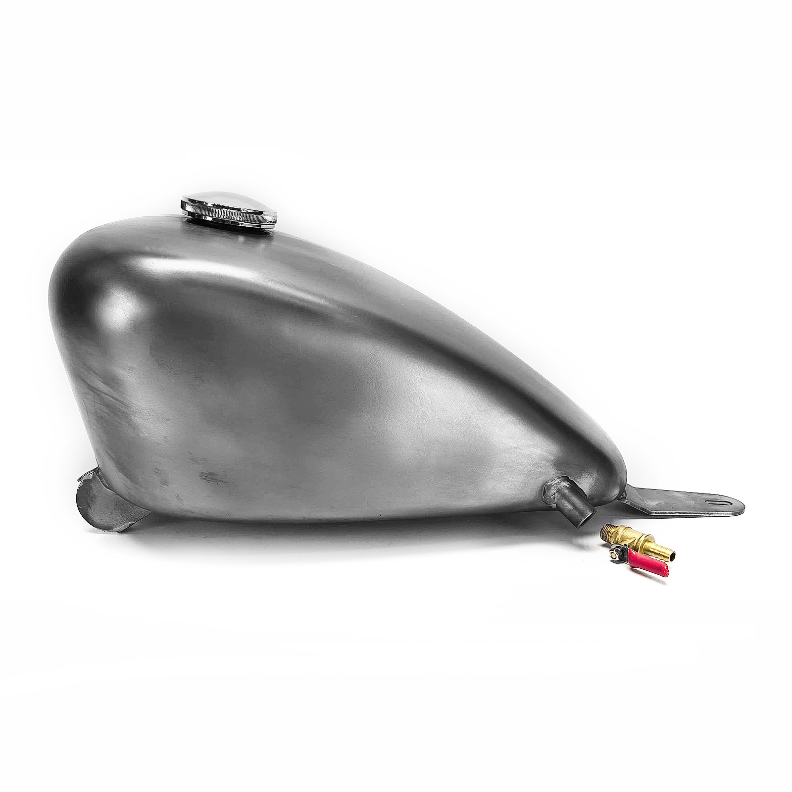 6L Motorcycle Petrol Gas Fuel Tank Oil Tank With Cap Fit For Yamaha XV250 Silver