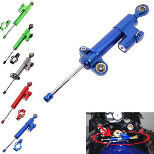 CNC Adjustable Motorcycle Steering Damper Stabilizer For Yamaha Honda Kawasaki