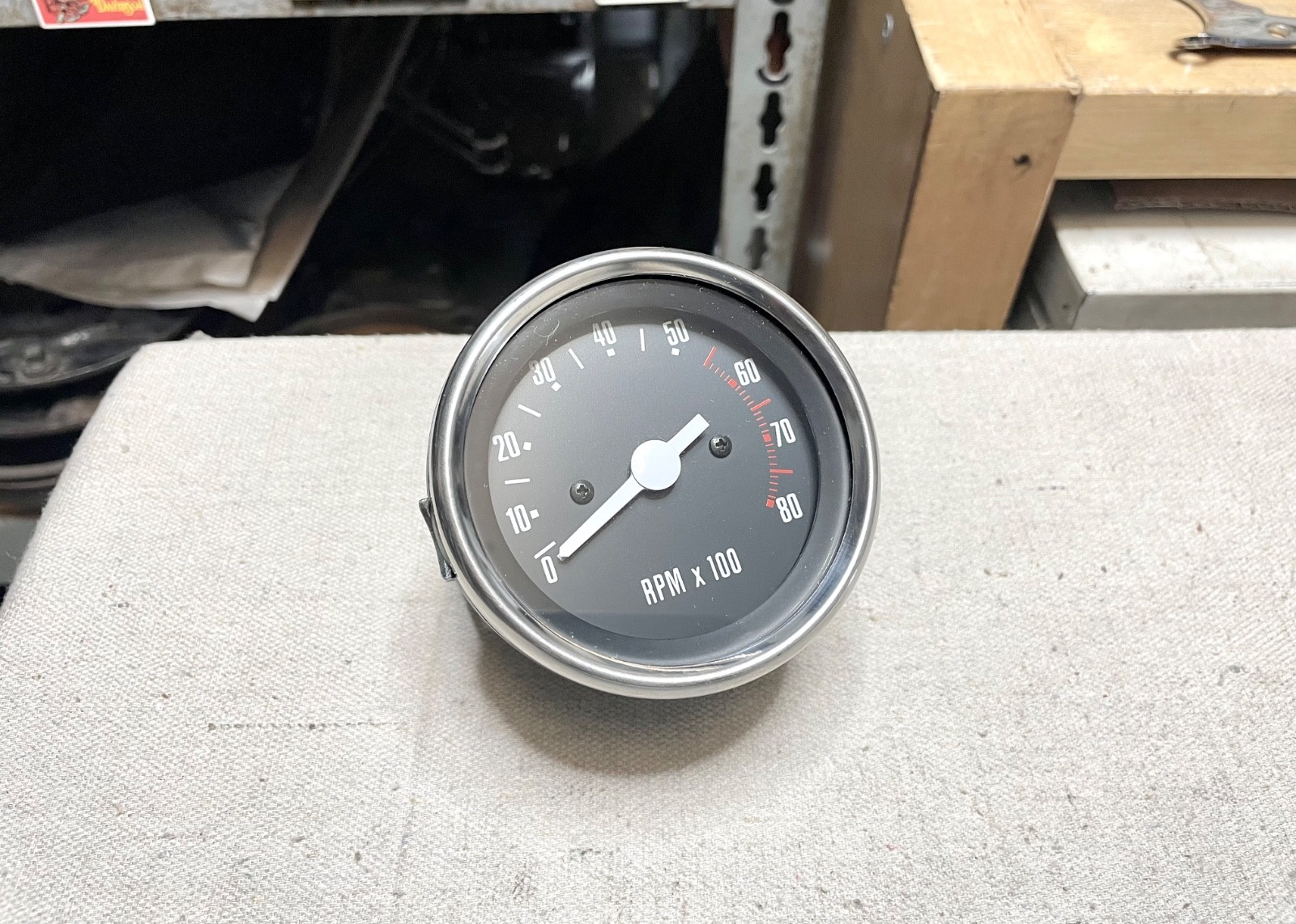 Harley Evolution FXRS Tachometer Gauge, 1984-92 (Aftermarket Product)