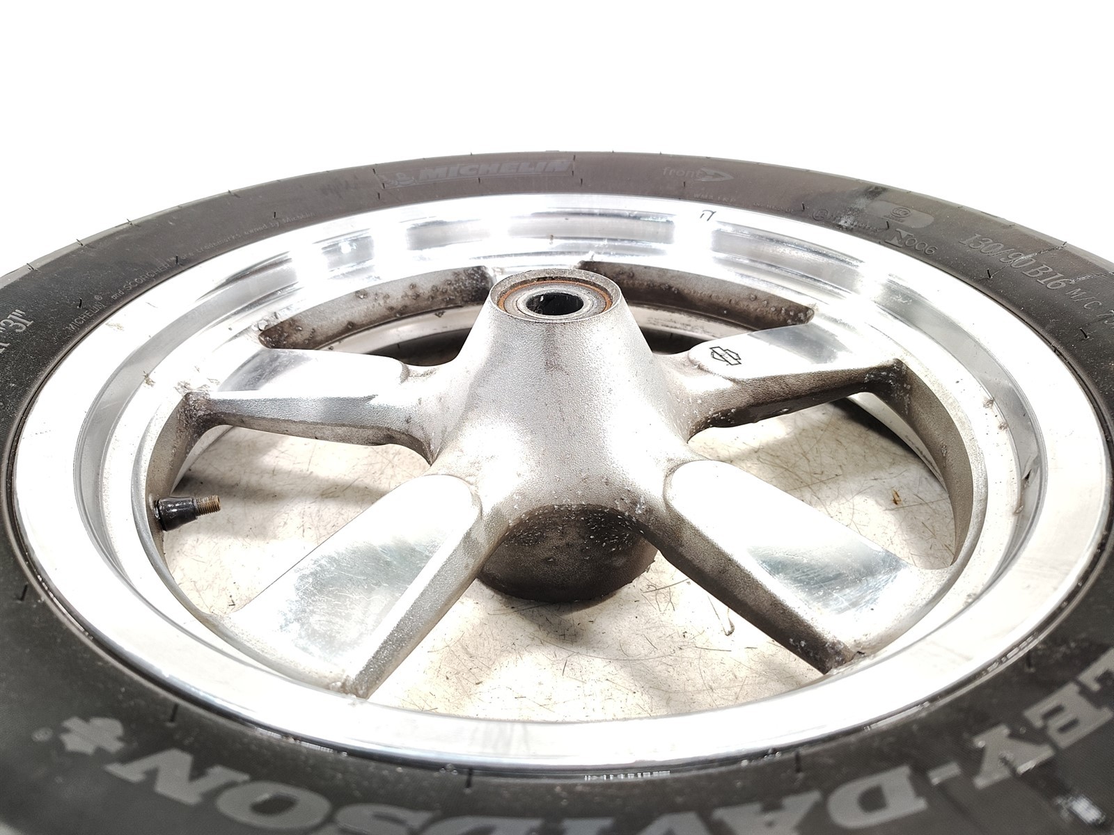 2014 Harley Sportster XL1200 Front Wheel Rim STRAIGHT (No Tire) 16″ 5 Spoke Mag
