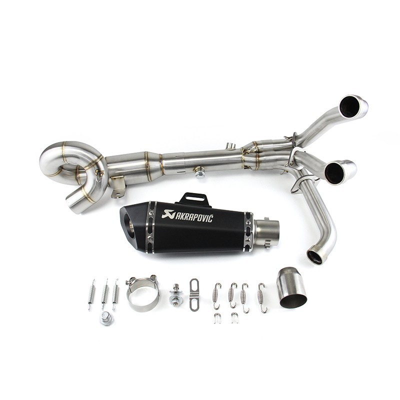 Full Exhaust System For CF-Moto 675SS 675SR 675NK 2024-2026 Header Pipe Muffler