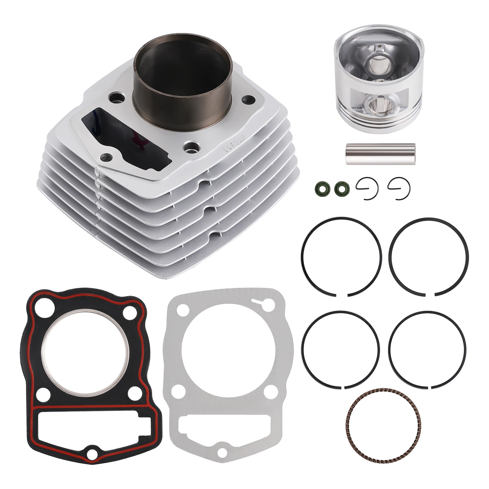 Cylinder Piston Kit for Honda CB125S CL125S XL125 SL125 1971-1985 56.5mm Bore