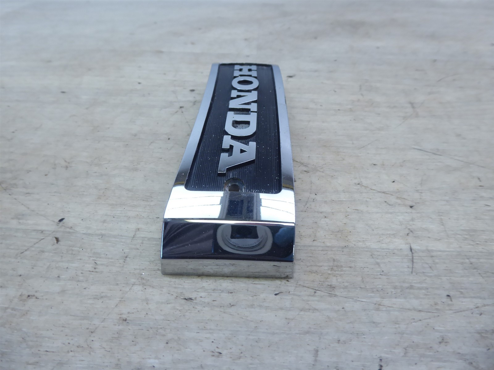1980 Honda CB750 Custom H21183) front fork trim emblem cover