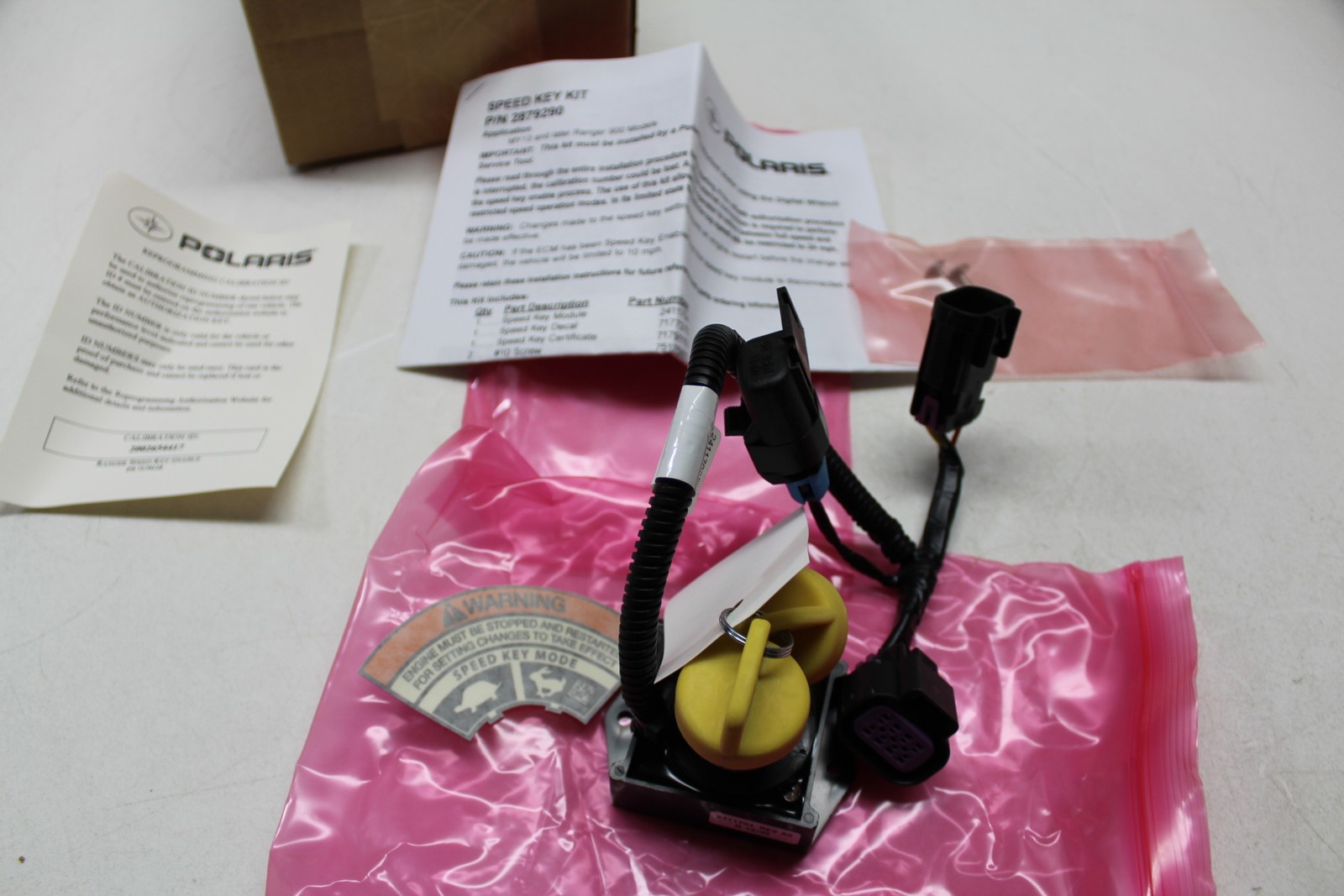 NEW Genuine 2013 Polaris Ranger 900 XP Speedkey Kit OEM # 2879290