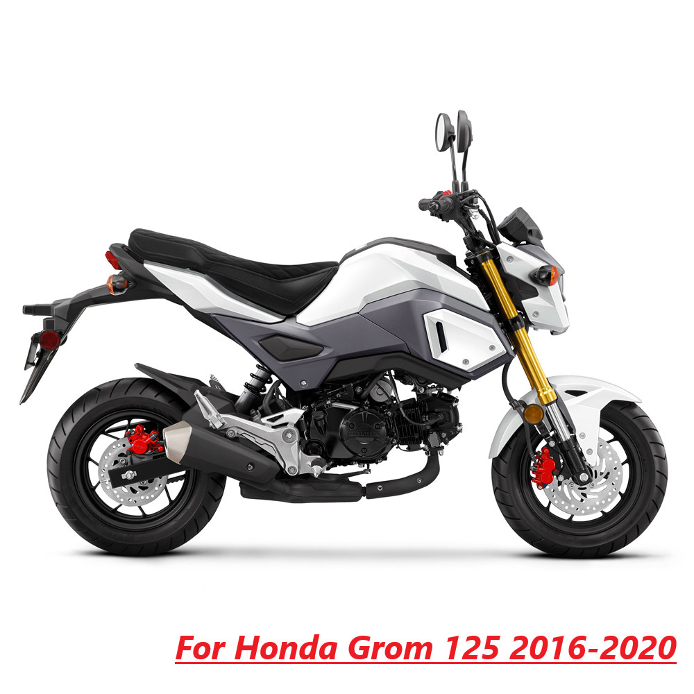 Diamond Black Stitch Full Seat Cushion w/ Gel For Honda Grom125 MSX125 2016-2020
