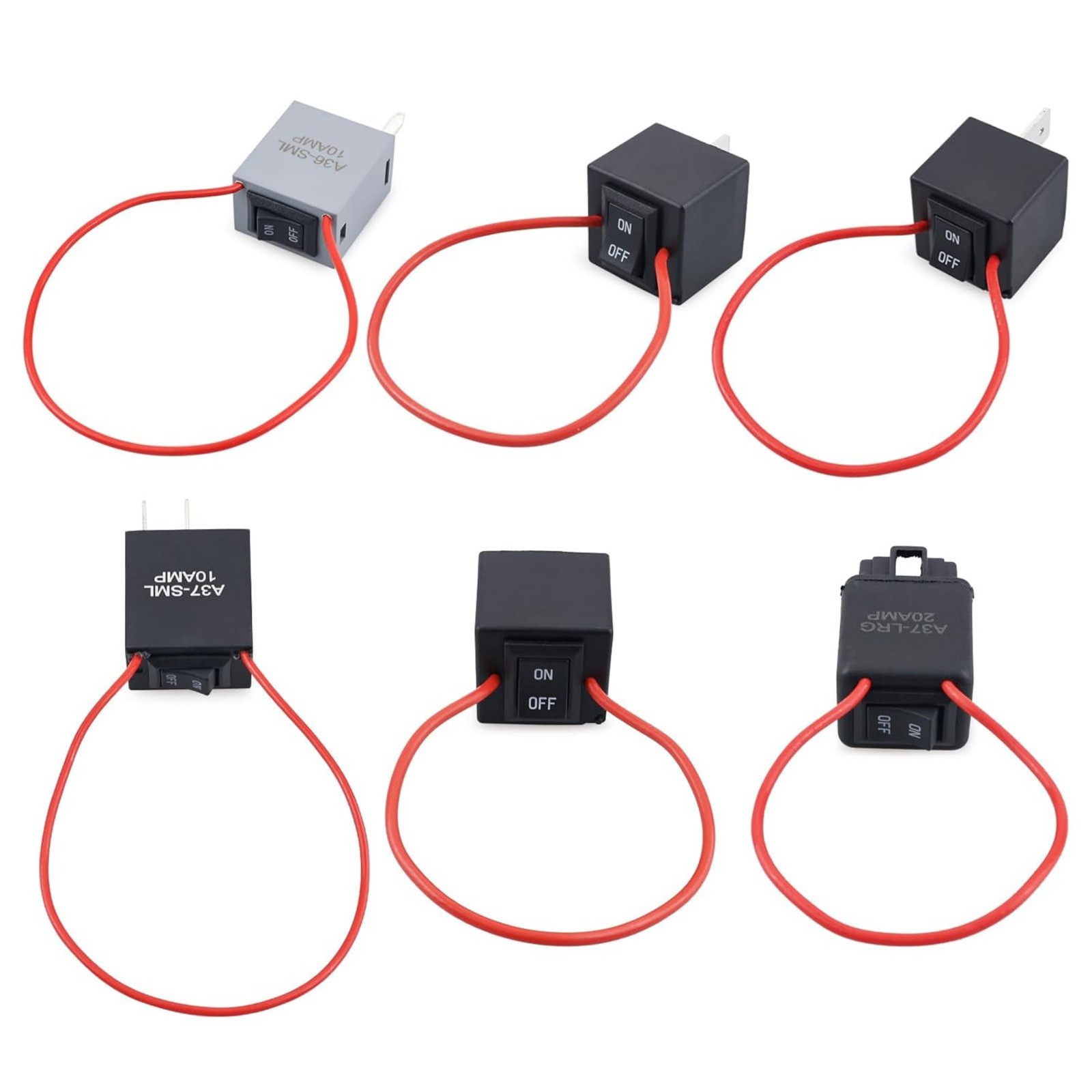 6 Pack 9038A Durable Relay Bypass Switch Kit with Amp Loop For Japanese For GM