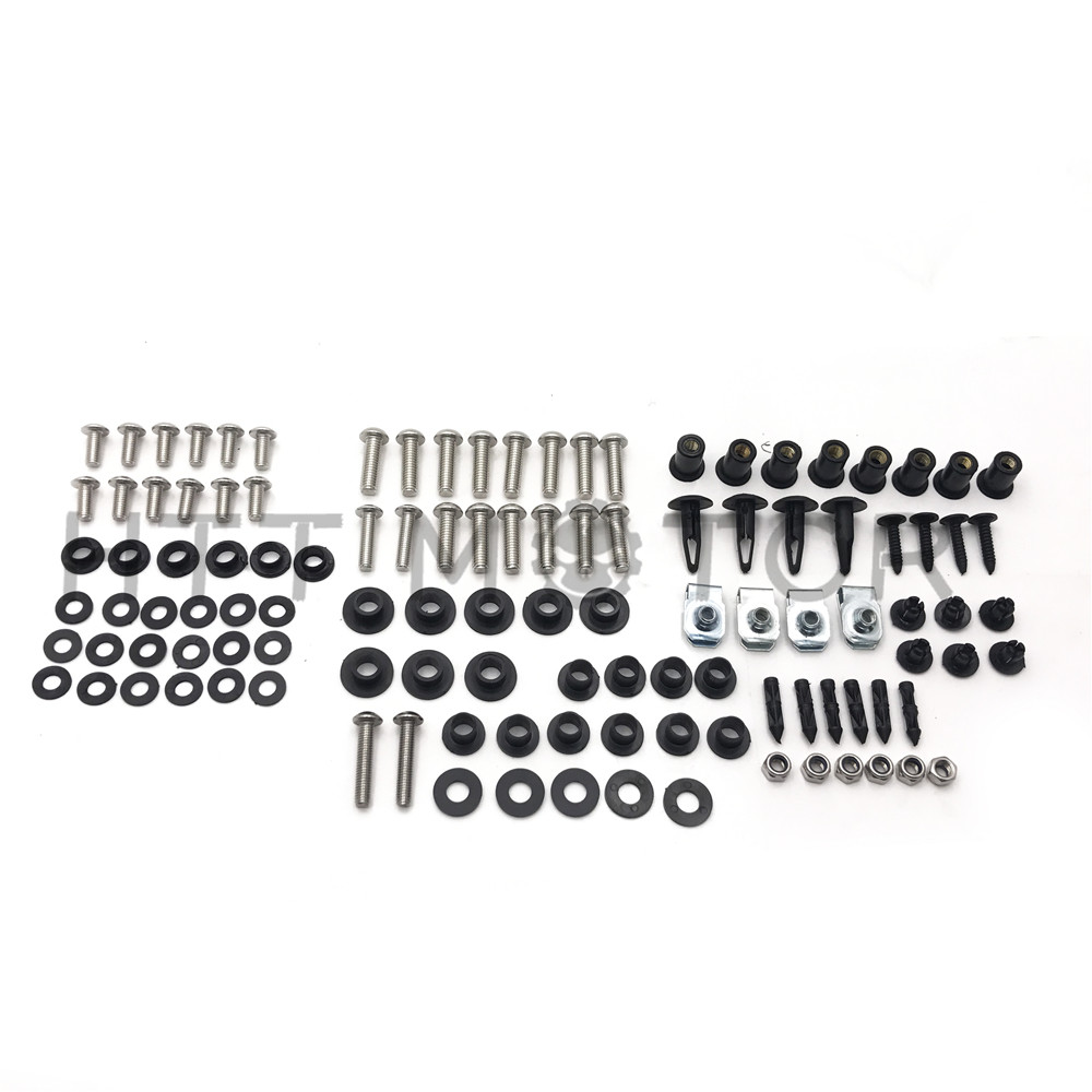 Fairing Bolt Kit Body Work Screws Nuts Fasteners For Honda CBR 600 F4 F4i 99-07