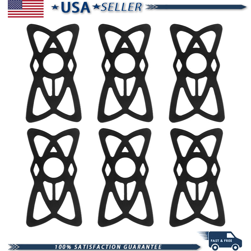 Bike Phone Mount Holder, 6 Pcs Motorcycle Phone Mount Straps Tether Grip Silicon