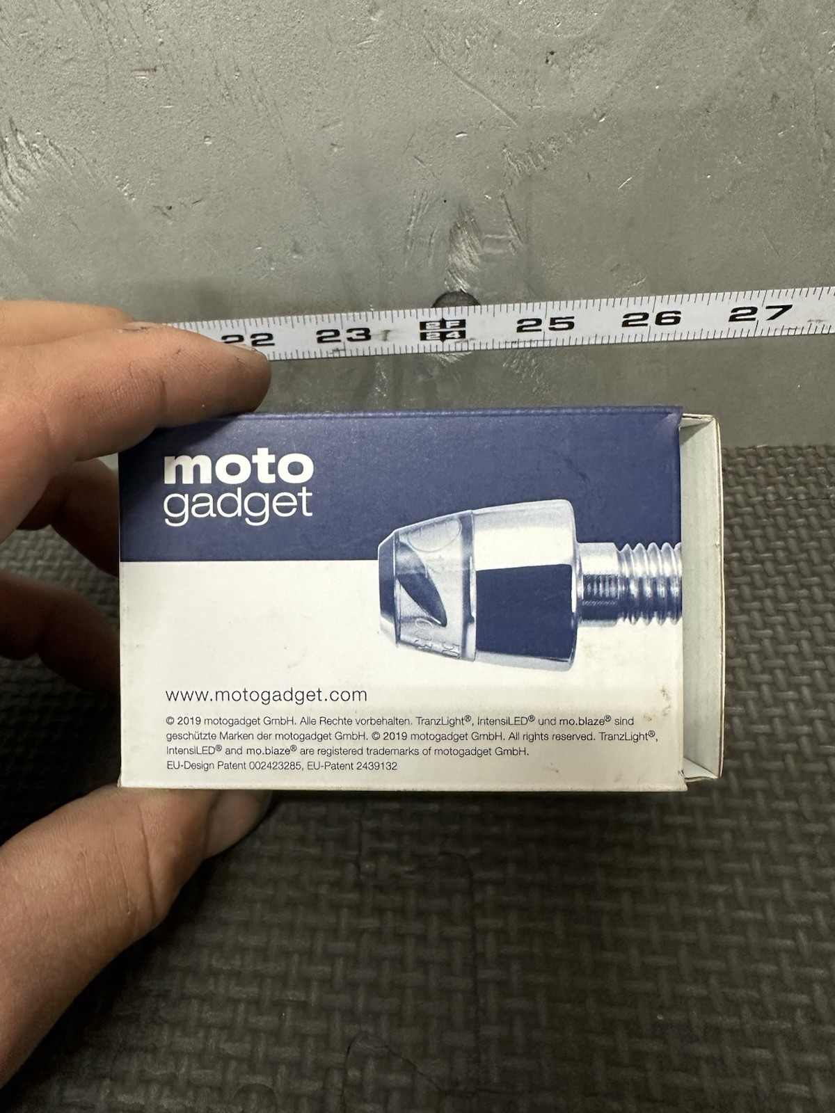 Motogadget Mo-Blaze Pin Turn Signal – Black