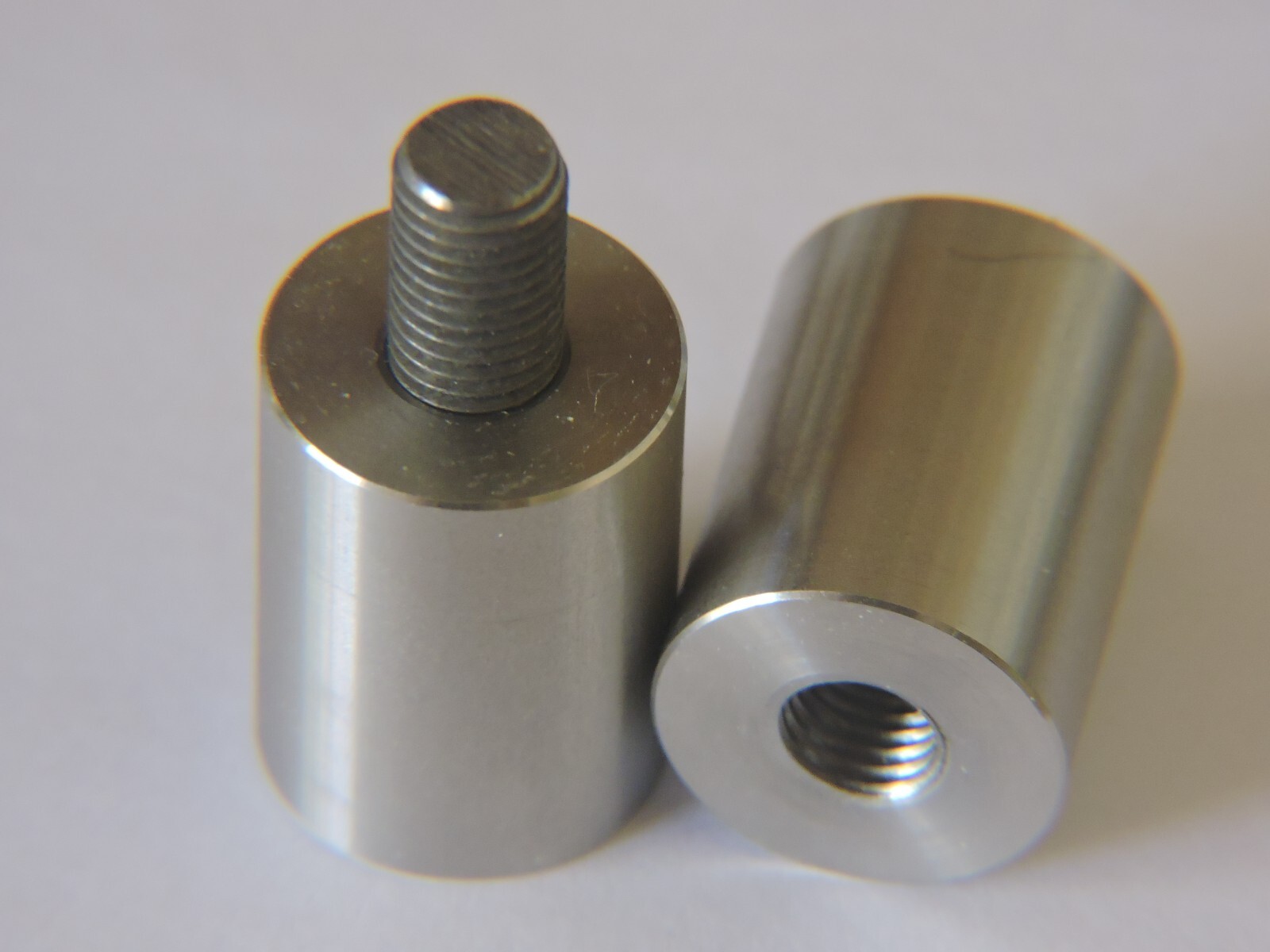 Smooth Stainless Steel 1″ Shift Peg Extension Spacer for Harley Davidson