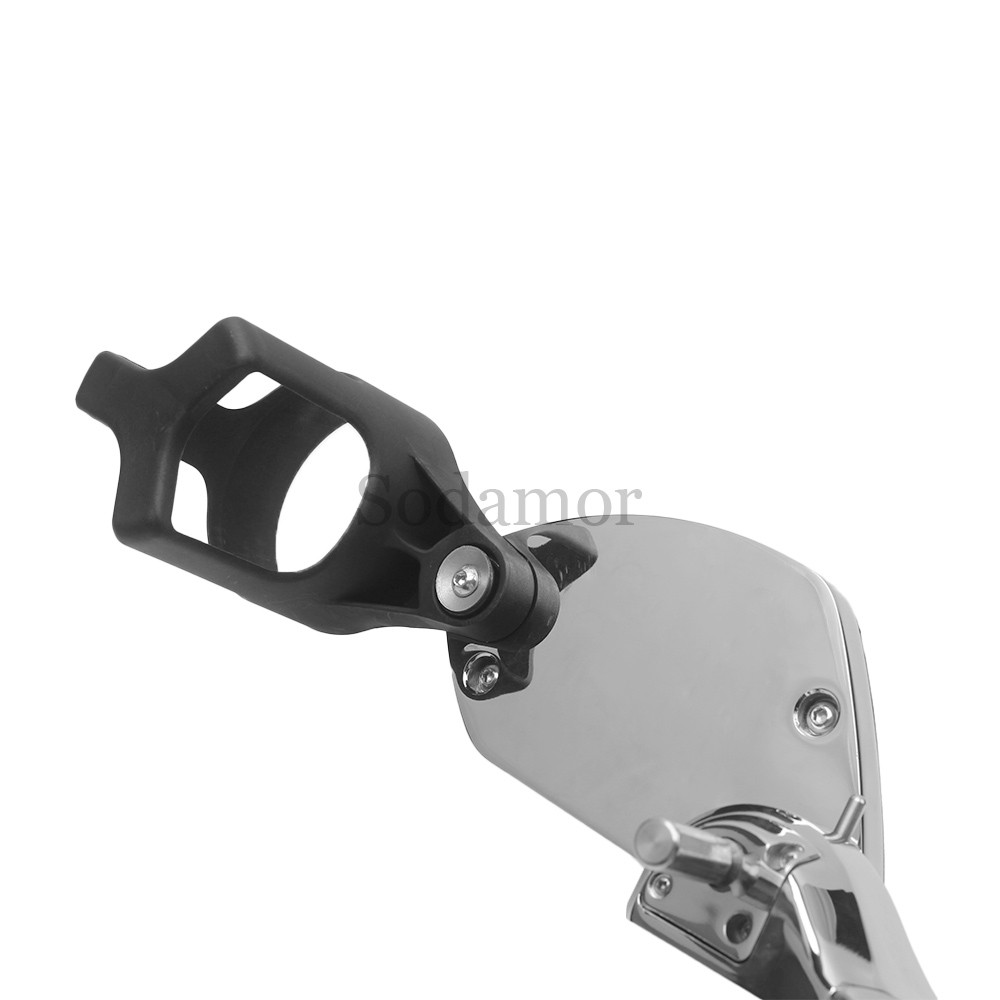 Passenger Armrests w/Drink Cup Holder Chrome For Harley Road Electra Glide 14-UP