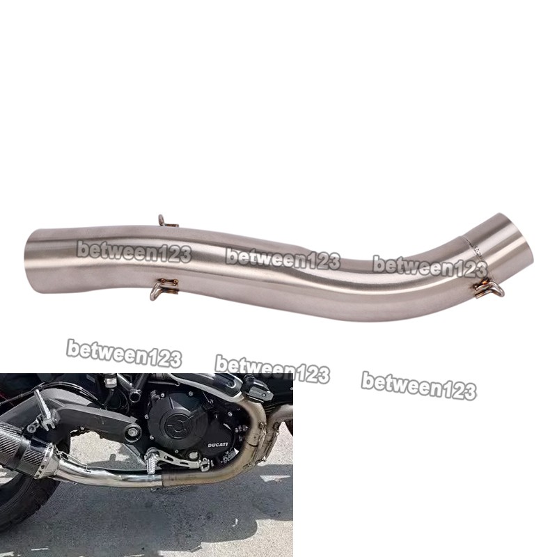 For Ducati Monster 797 2017-2023 Scrambler 800 821 Exhaust Muffler Tips Mid Link