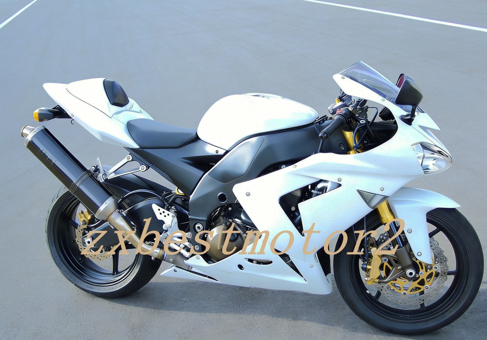 ABS Fairings Kit +Tank For Kawasaki Ninja ZX10R 2004 2005 Injection Bodywork Set
