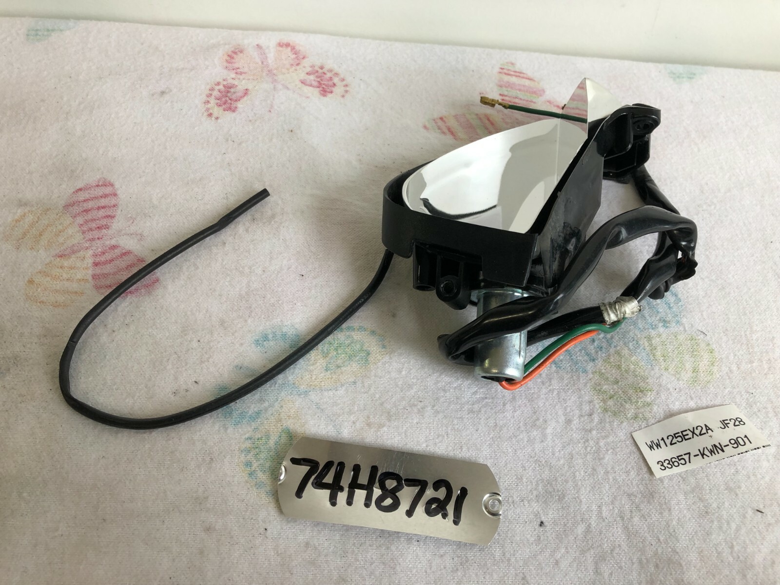 HONDA PCX 125 WW 125 2010 – 2013 LH REAR FLASHER GENUINE OEM LOT74 74H8721