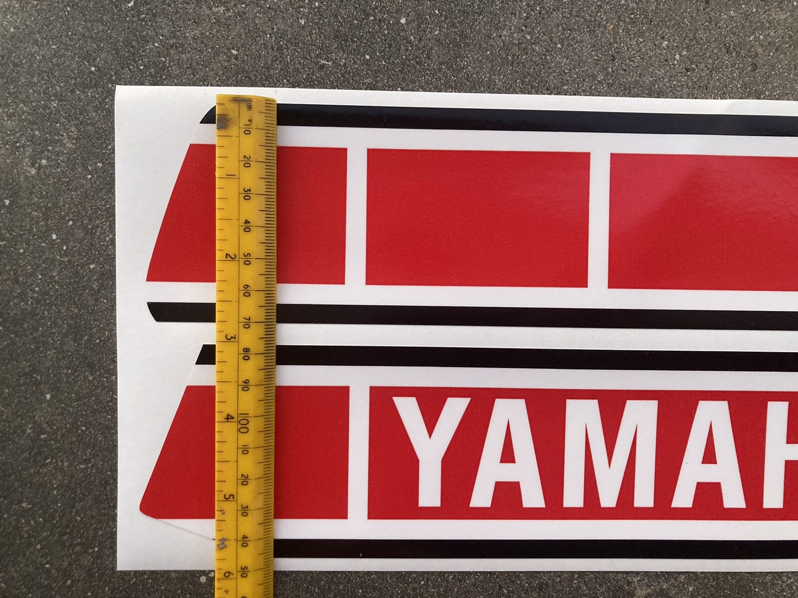 yamaha YZ400 Decal Set/ Sticker Kit (495mm Long x 70mm Wide)