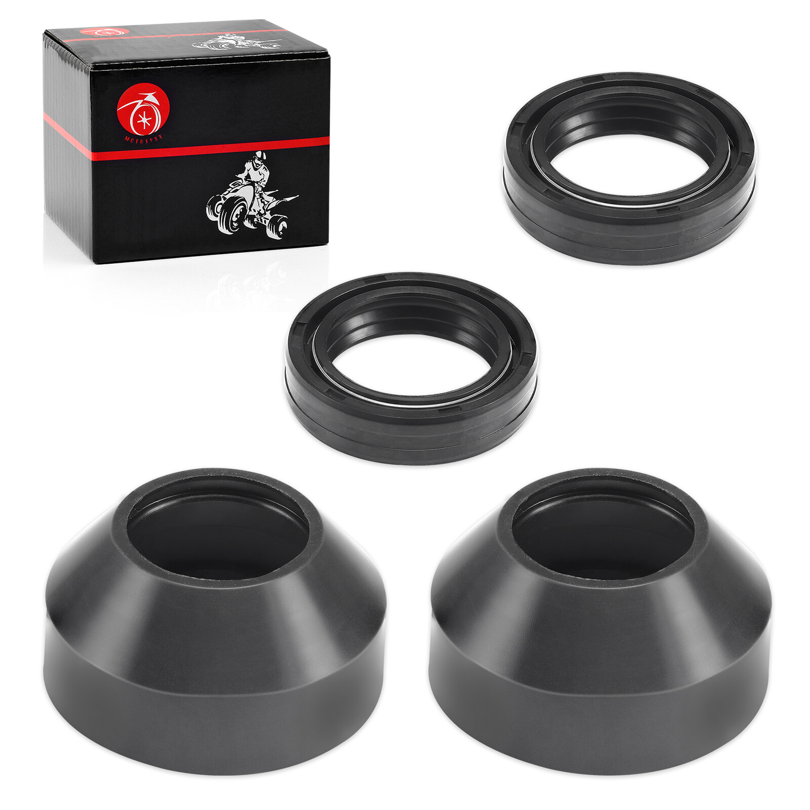 Fork Oil Seals & Dust Wiper Seals For Honda CM450 Hondamatic/Custom/E 1982-1983