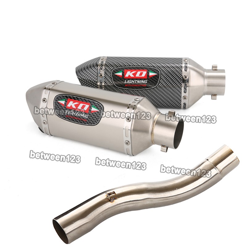 Slip For Ducati Monster 797 2017-2023 Scrambler Exhaust Muffler Tips Mid Connect