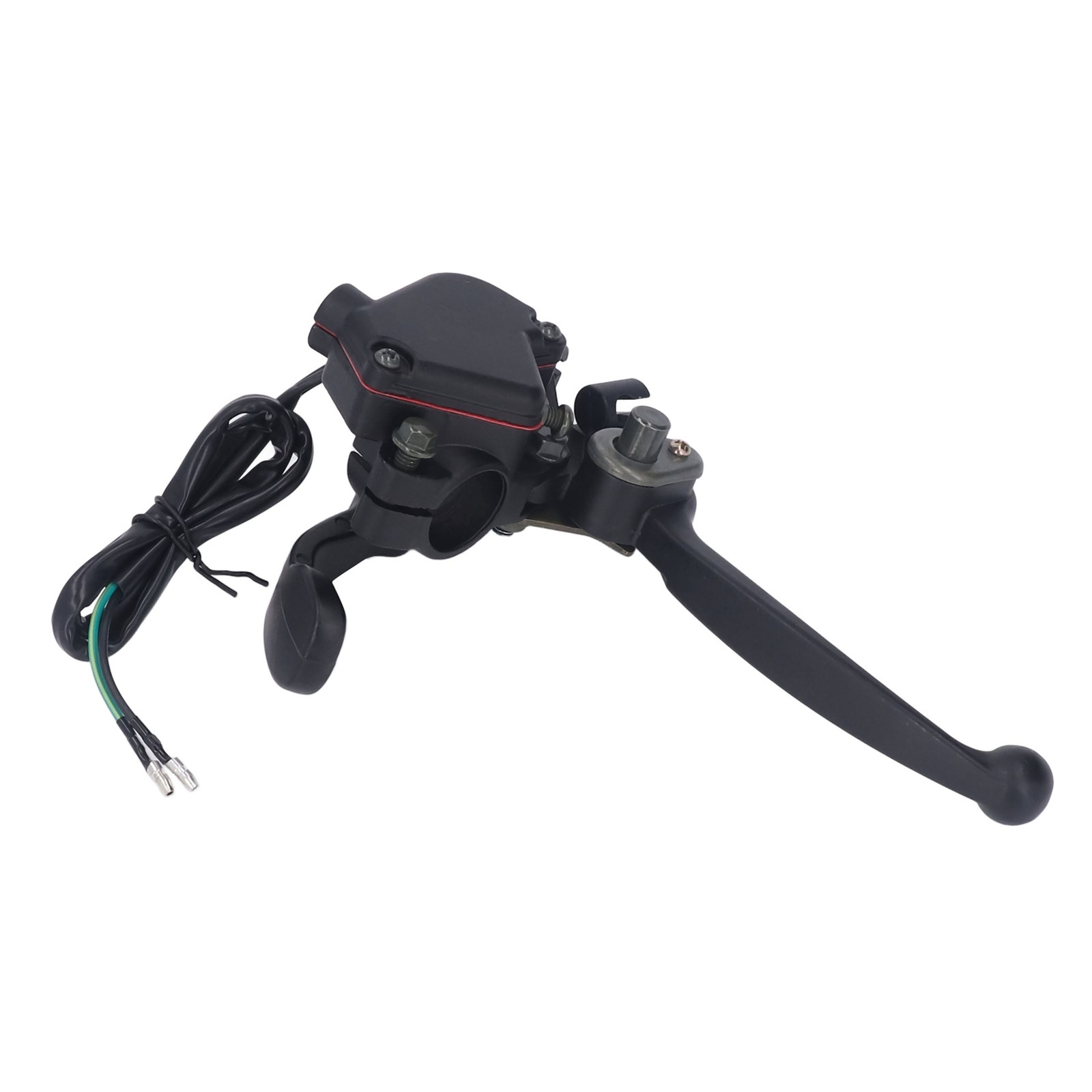 22mm/0.87in Dual Brake Lever Assembly & Thumb Throttle Accelerator Cable For
