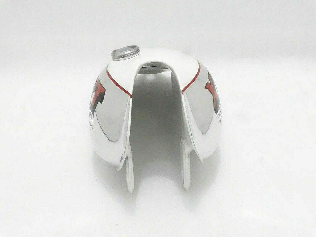 YAMAHA XT500 ALLOY WHITE GAS FUEL PETROL TANK 1980’S MODEL