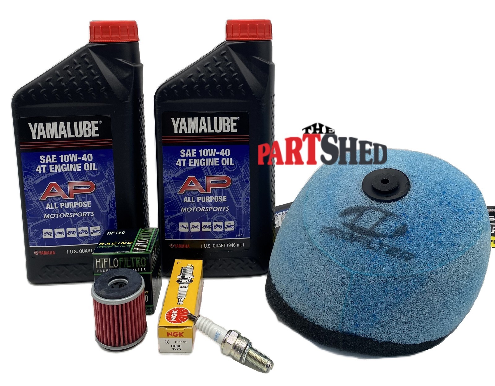 2003-2013 Yamaha YZ250F YZ450F Oil Change Kit With NGK Spark Plug & Air Filter