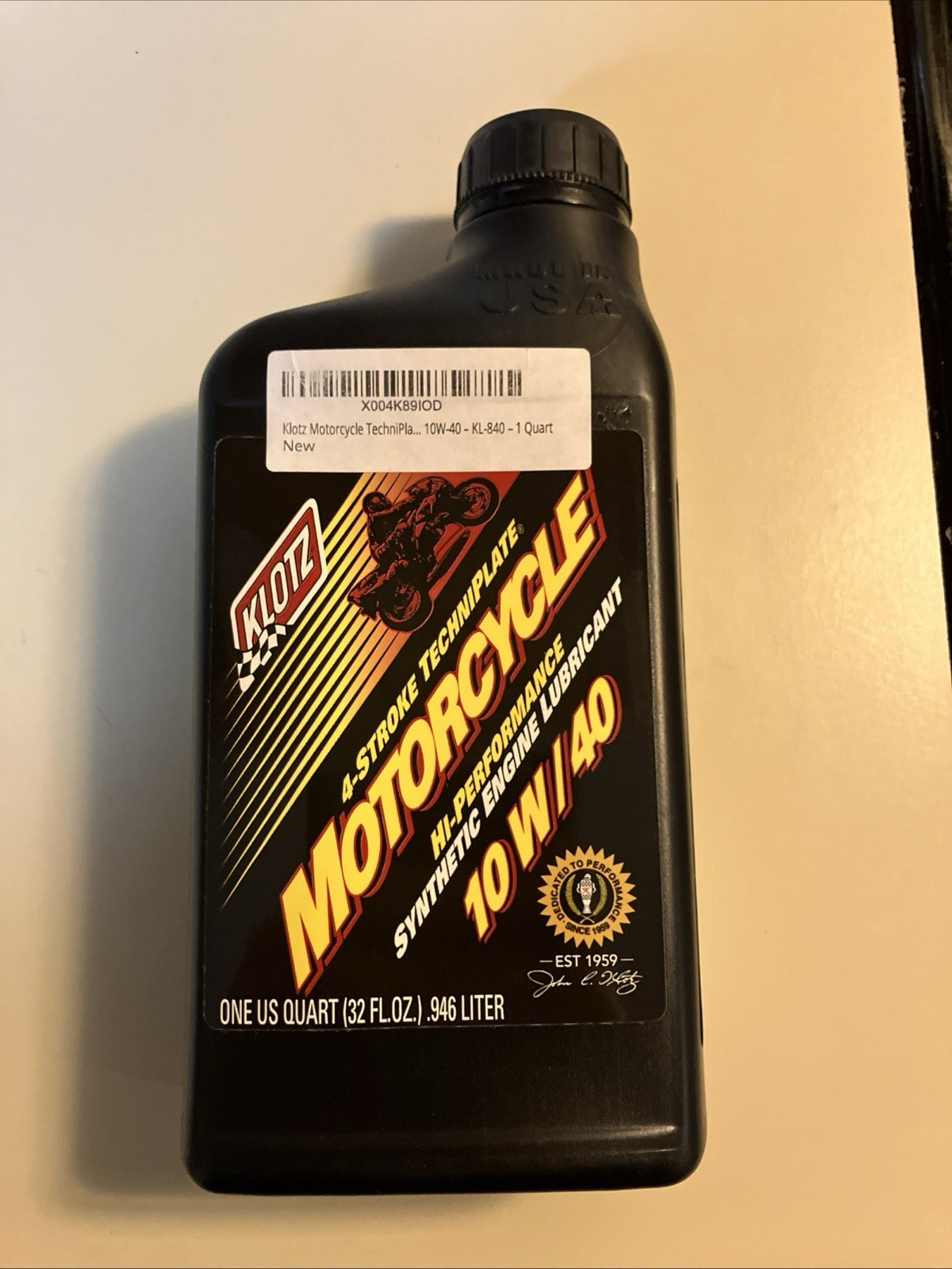 Klotz 10/40 Motorcycle Oil (QT) KL-840 (10)