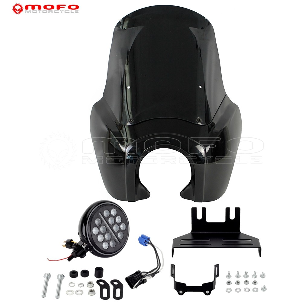 For Harley Softail Low Rider S 114 117 FXLRS 20-24 Fairing Windshield Headlight