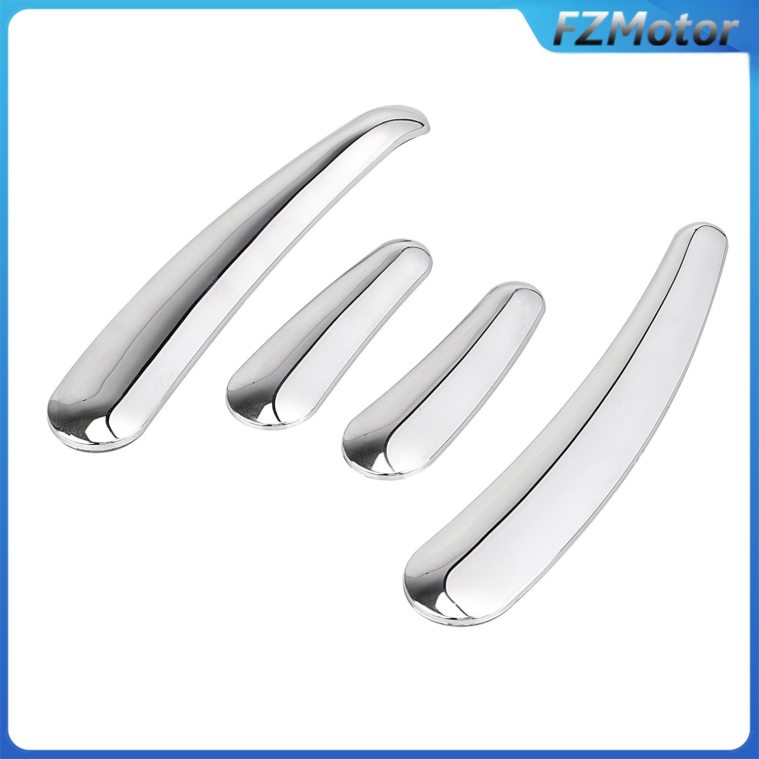Chrome Swingarm Frame Inserts For Harley Softail Custom FXSTC Slim FLS 2008-2017