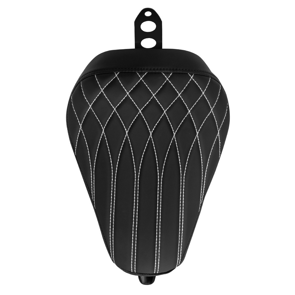 For Harley Sportster Iron 1200 XL1200NS 2018-2021 Driver White Stitching Seat