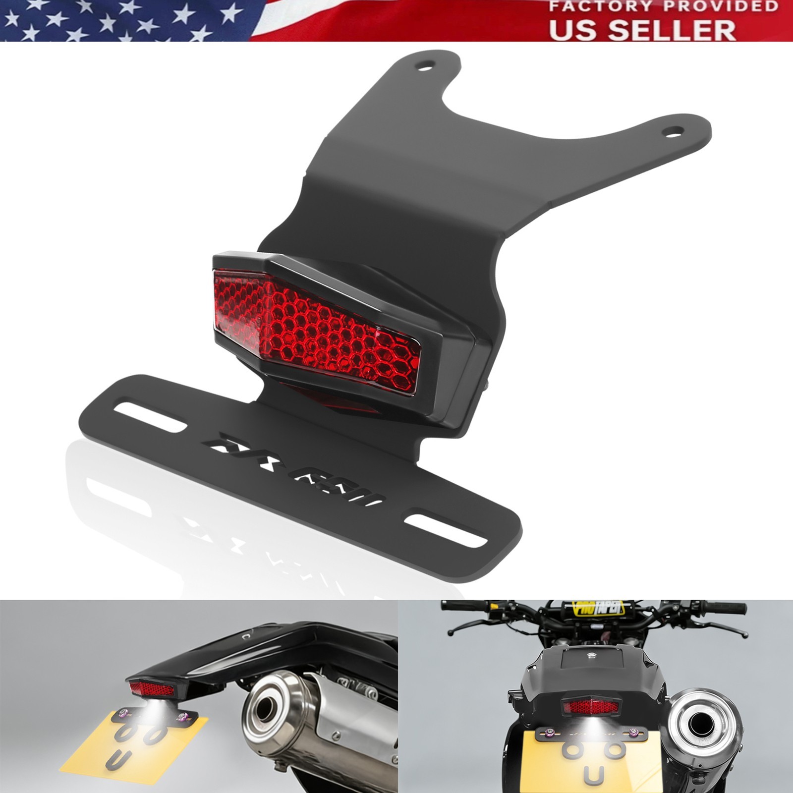 Fender Eliminator LED Tail Light Turn Signal For Suzuki DR650 DR650S DR650SE