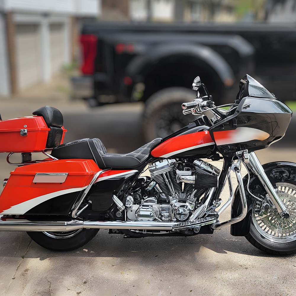 1998-2007 For Harley Road Glide FLTR / EFI FLTRI Step Up Gel Softer Seat Cushion
