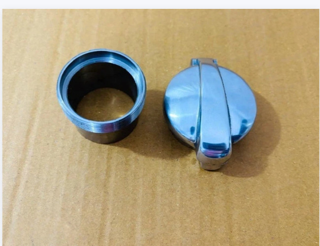 Petrol Tank Fuel Flip Monza Cap 2″ With Filler Neck Fits For Cafe Racer AJS BSA