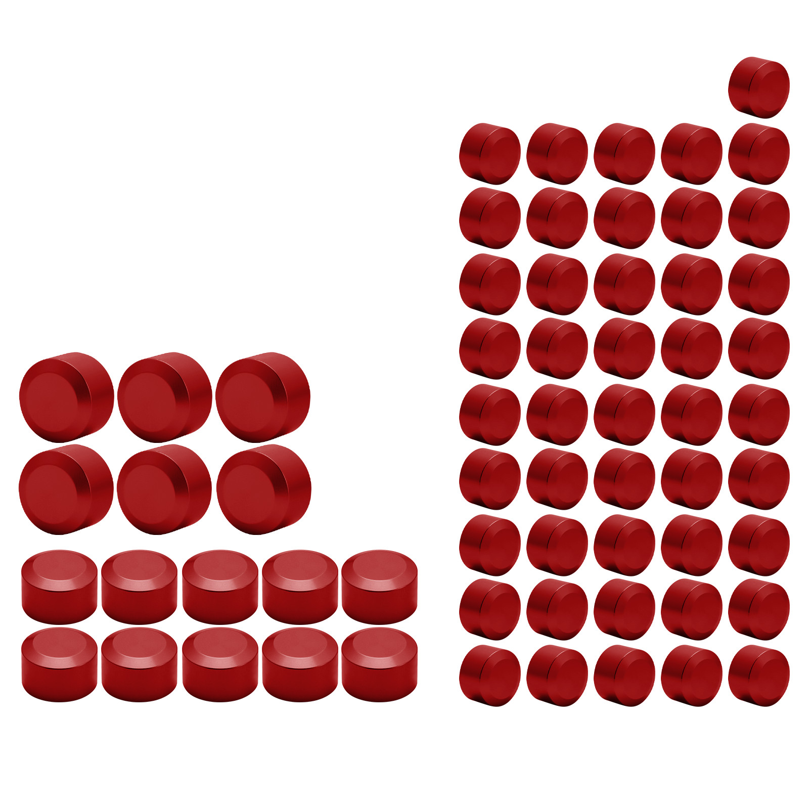 62X Engine Bolt Caps Cover Red For Harley Touring Road King Street Glide 17-2026