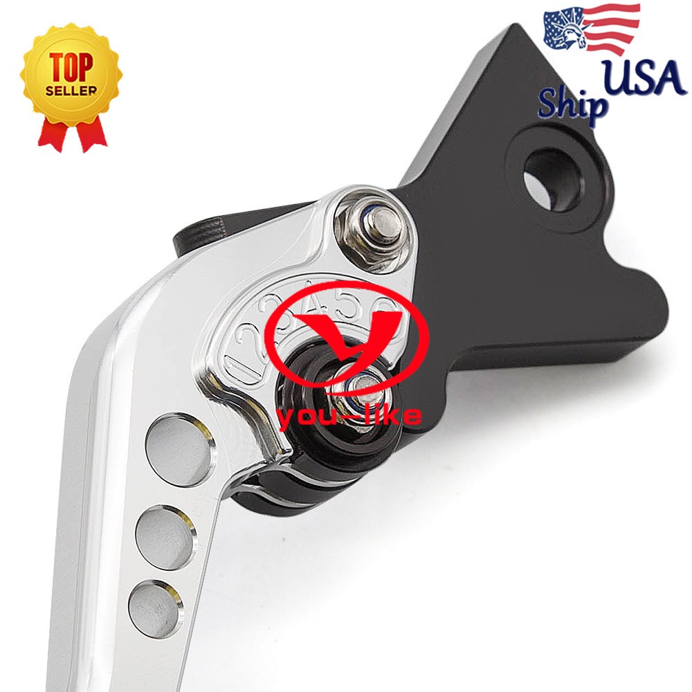 CNC Silver For Yamaha Raptor YFM660 2001,2003-2004 Short Brake Clutch Levers