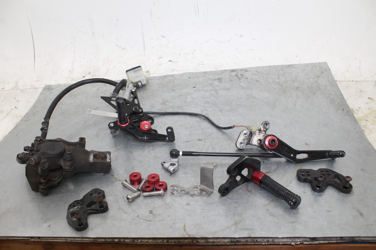 For Suzuki GSXR750 GSXR600 2006-2010 Arashi Footrest Racing Rearsets Foot Pegs