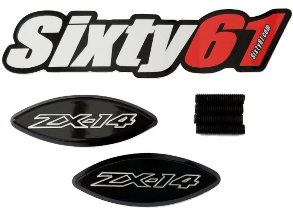 ZX14R ZX14 Mirror Block Off Plates 2006-2020 2021 2022 2023 2024 Black Kawasaki