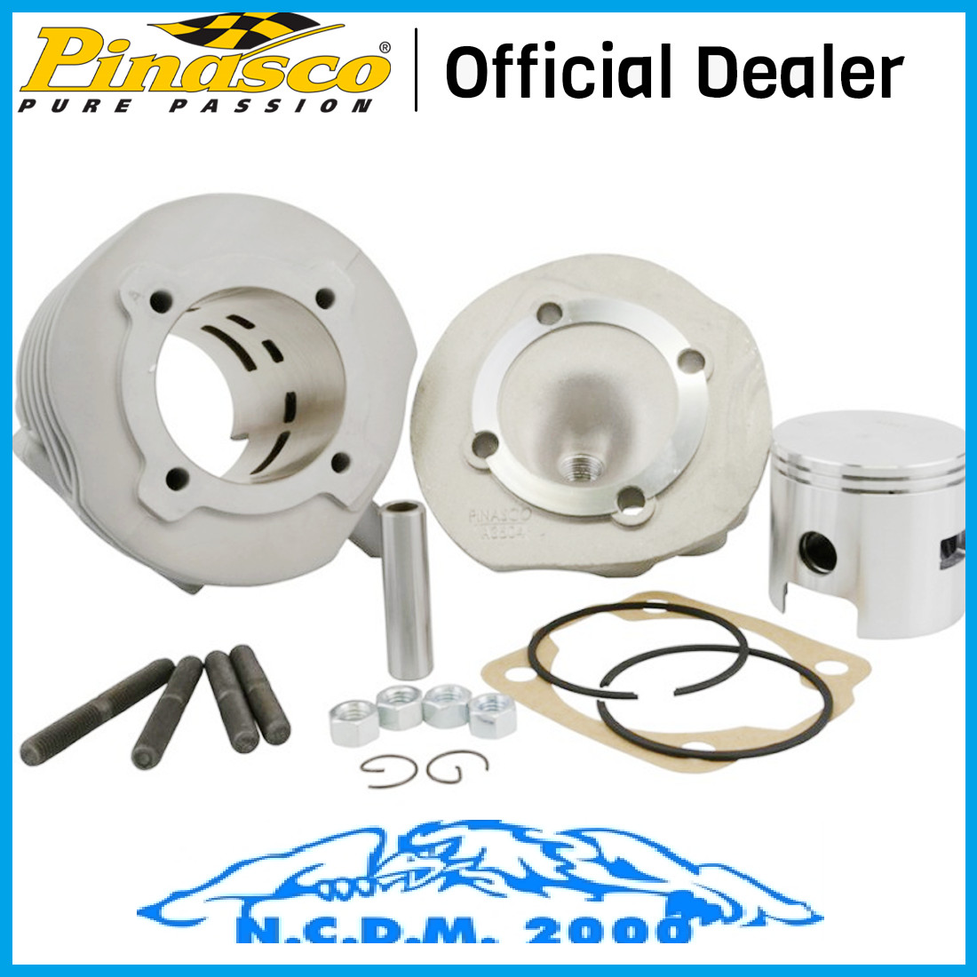 Pinasco Cylinder Ø55 102cc Aluminum Vespa 50 Special 25011840