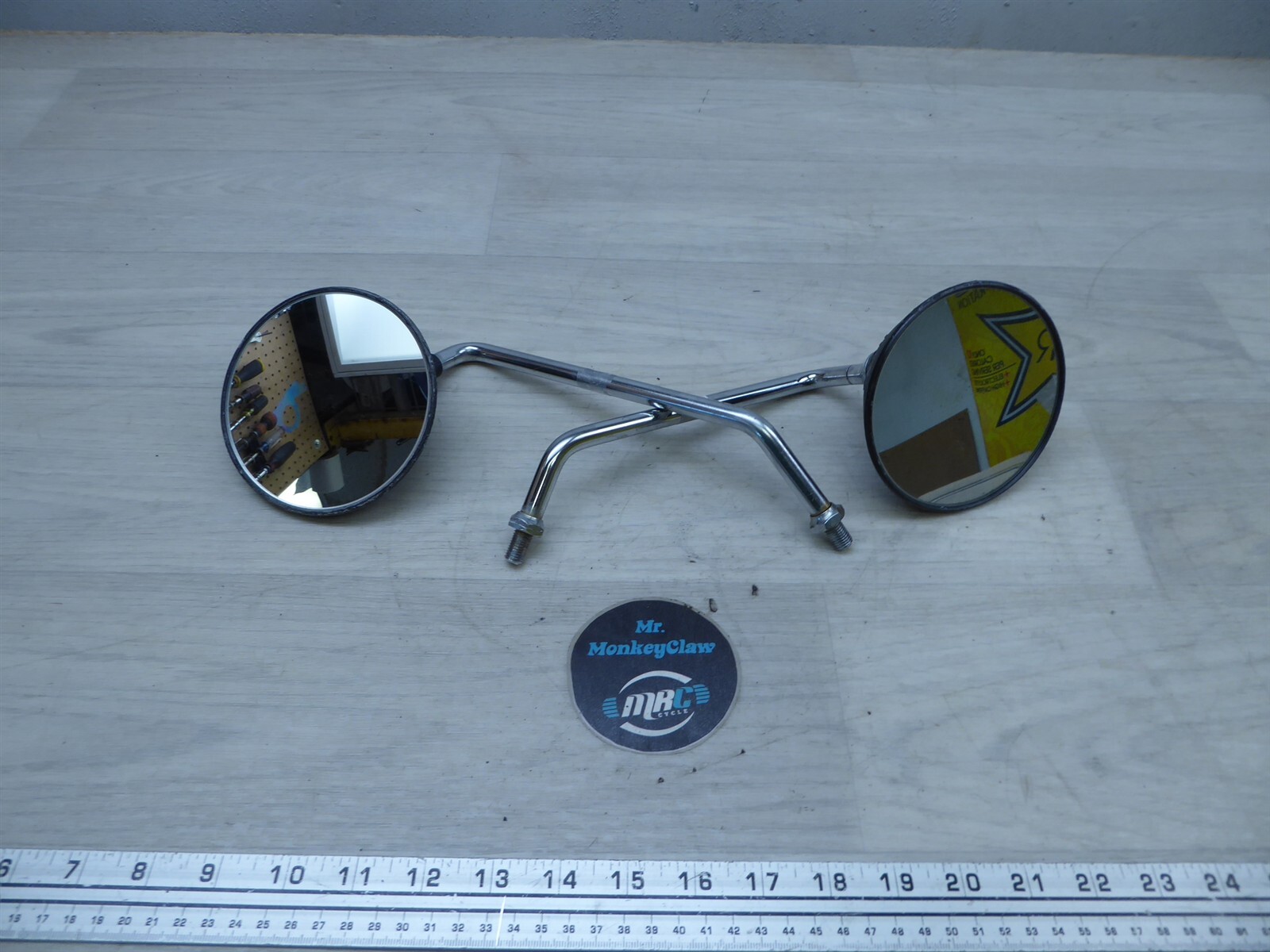 1977 Yamaha XS750 Triple Y235-4. mirrors pair left right