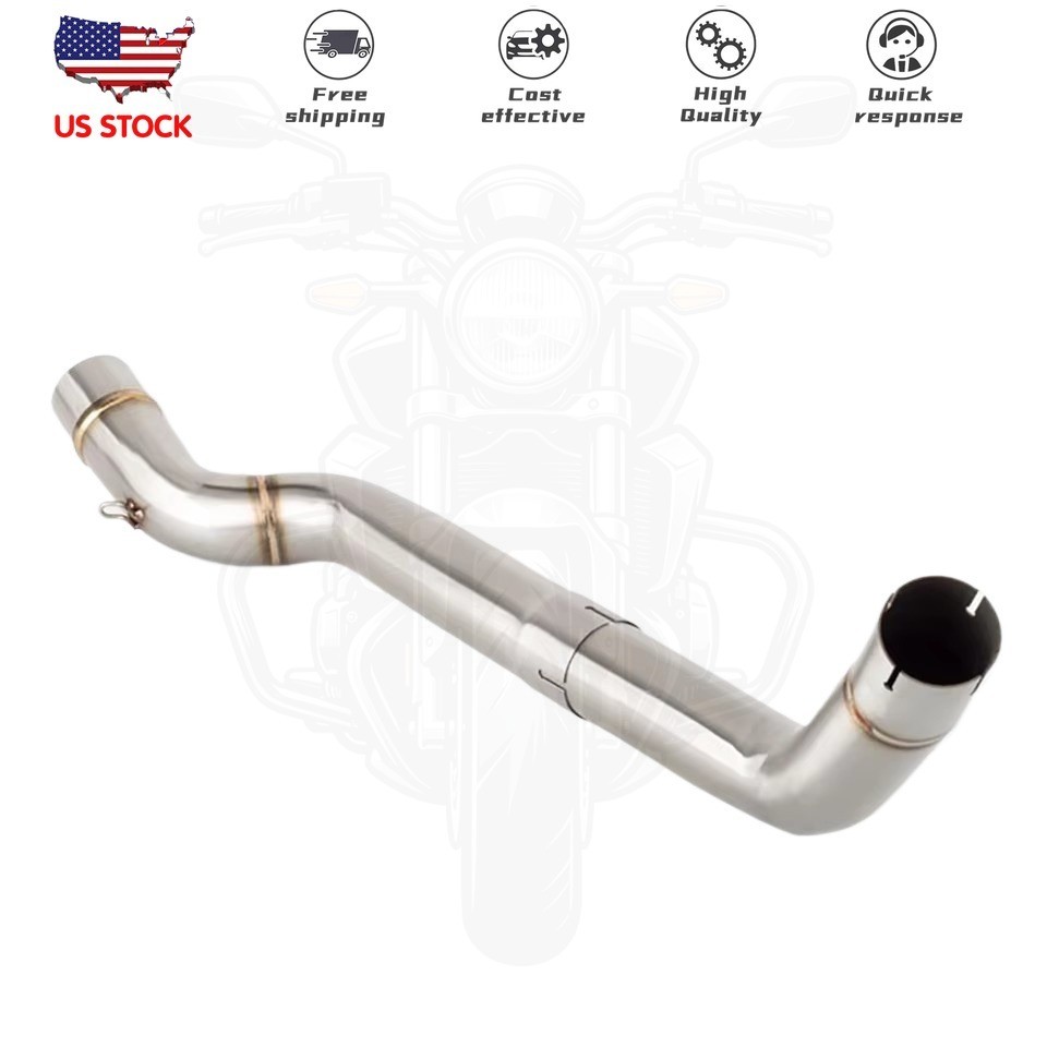 For Honda CBR600RR F5 2005-2026 Carbon Exhaust System Kit Mid Link Pipe Muffler
