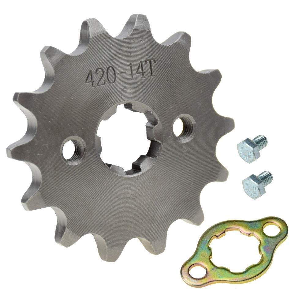 420 Engine Chain Sprocket 14T 50 70 90 110 125cc ATV Quad Dirt Bike TaoTao Sunl