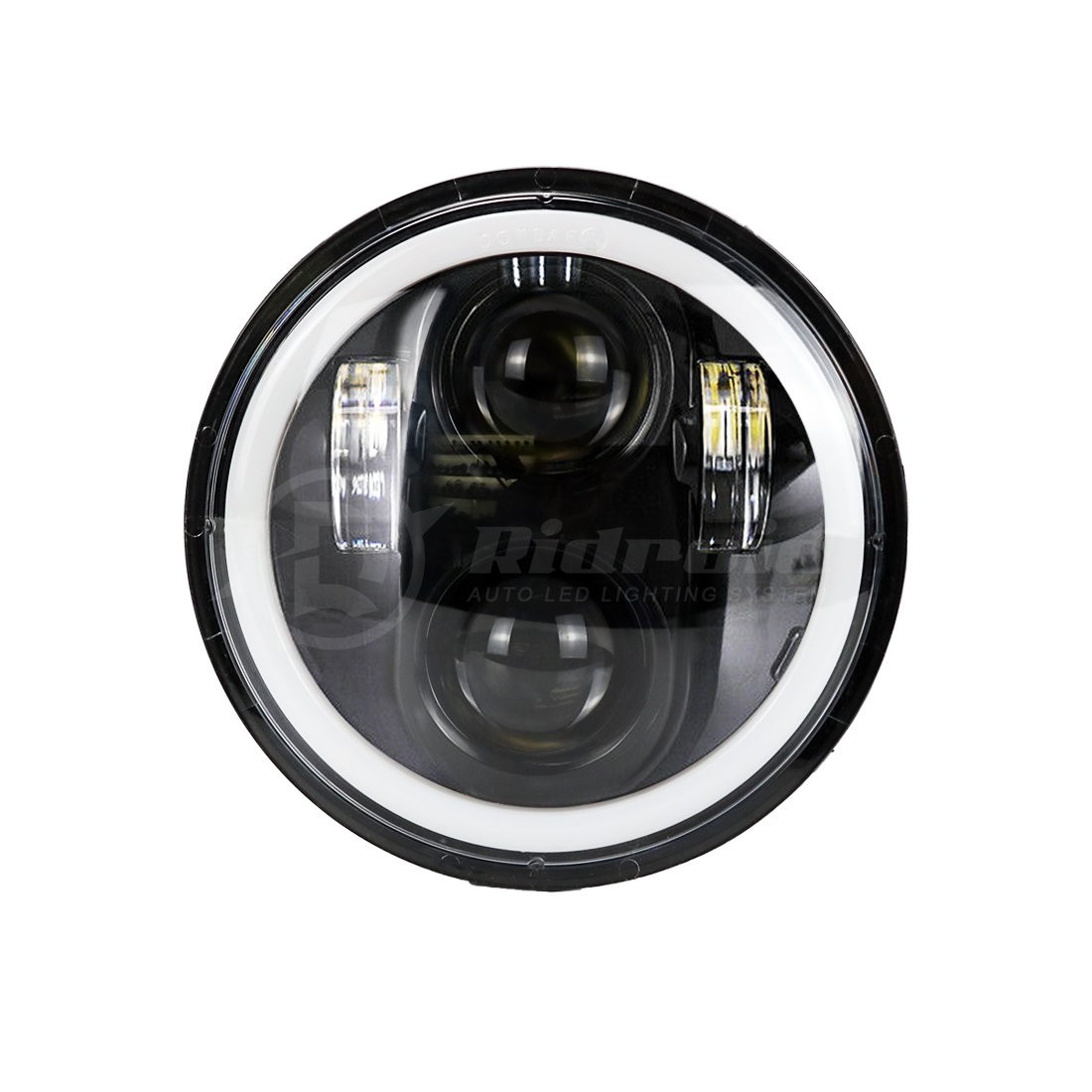 Black 5-3/4″ 5.75 80W LED Headlight for Harley Sportster Dyna Softail Motorcycle