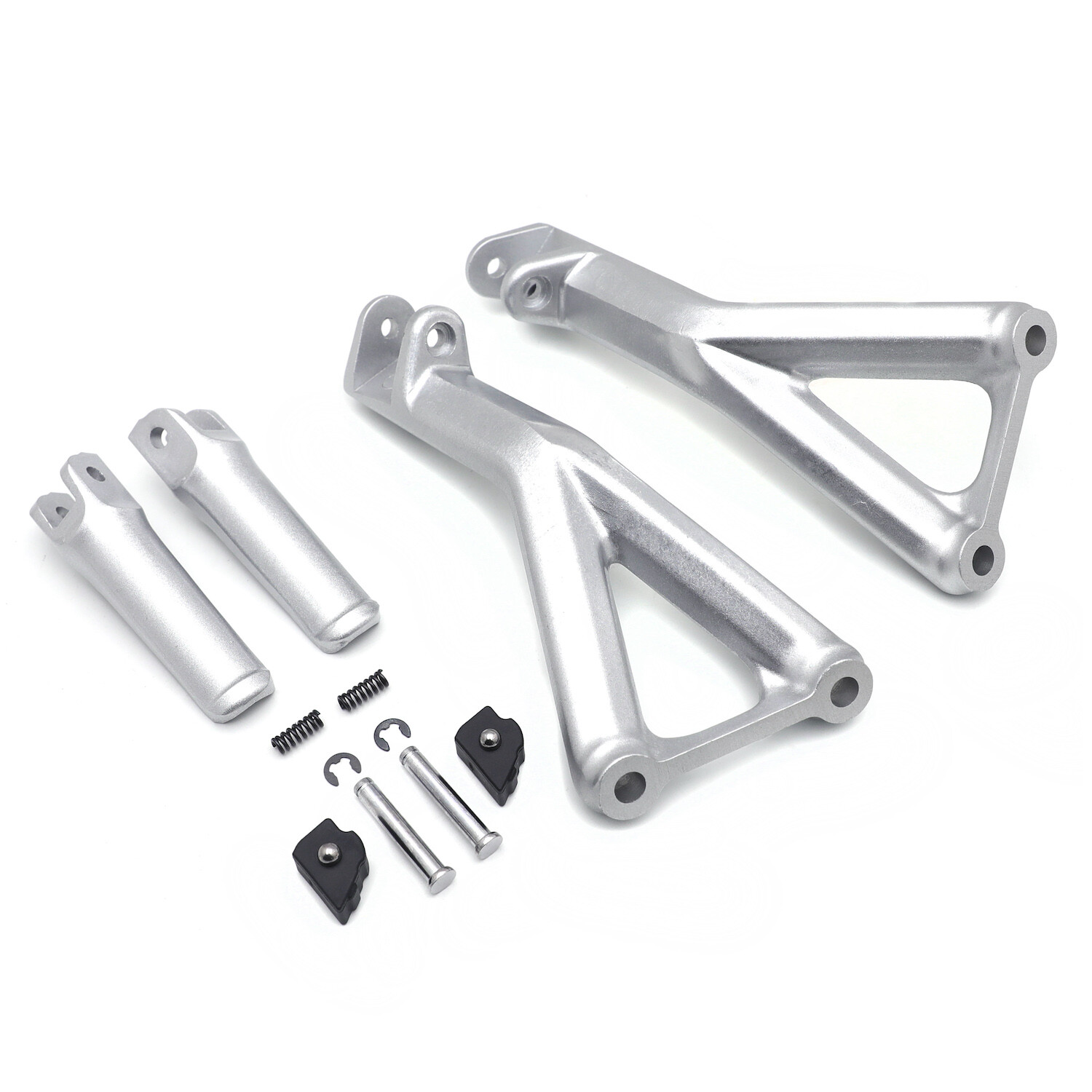Silver Rear Passenger FootPeg Bracket Pedal For 2018-2020 Ducati Panigale V4/S