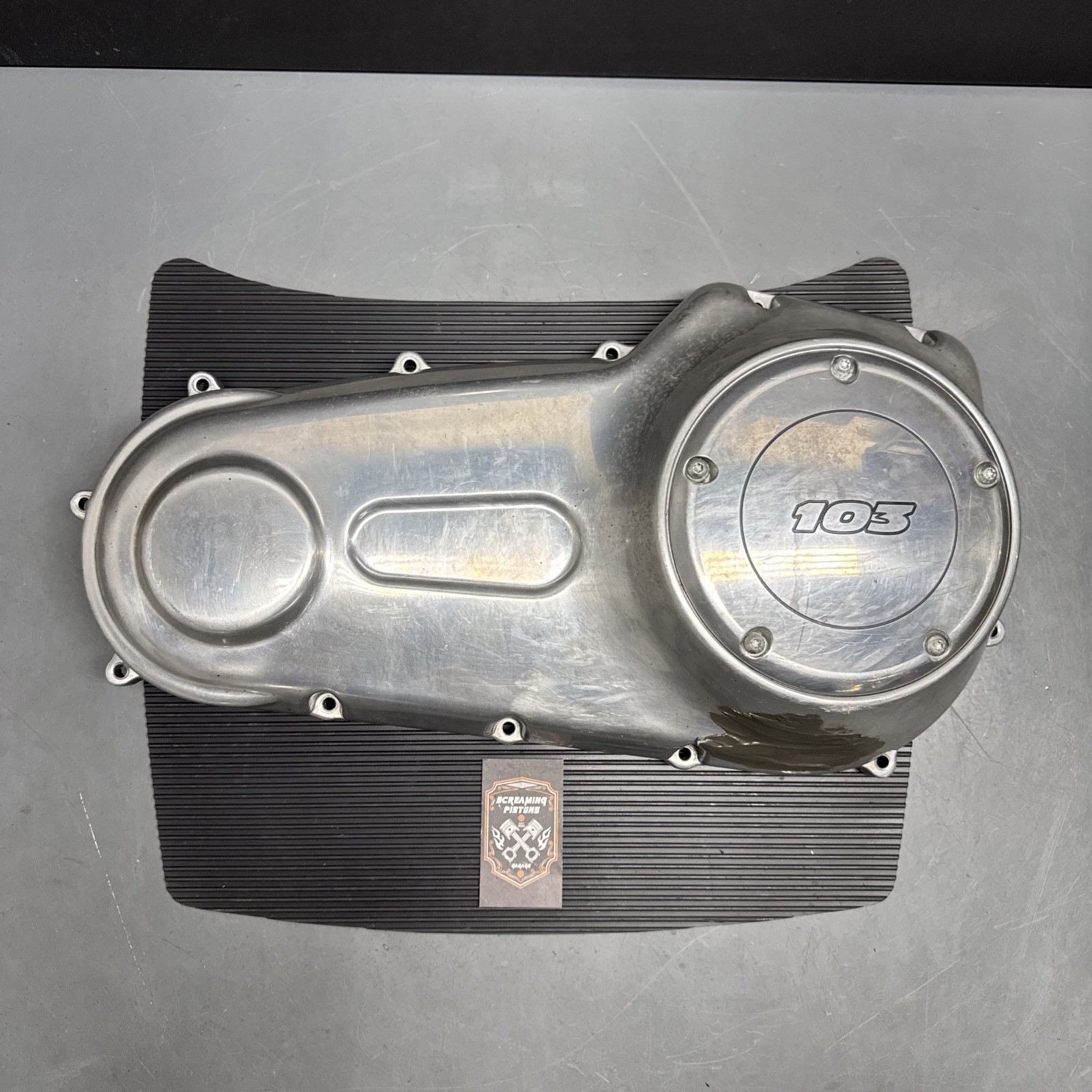 HARLEY DAVIDSON 06-17 DYNA POLISHED OUTER PRIMARY COVER 60784-06A DAMAGED