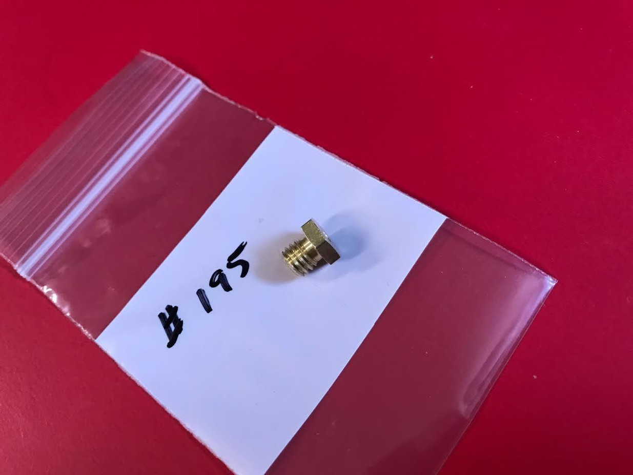 BING 53 84 54 • NOS Carb Main Jet #195 BMW Bultaco Can-Am Penton KTM Husky Maico
