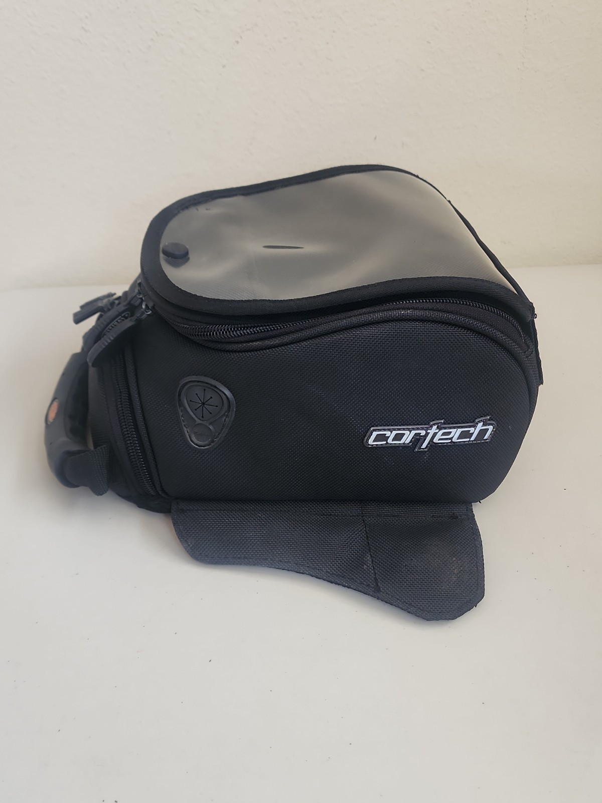 Cortech Motorcycle Tank Bag Super 14L Black Magnetic Travel