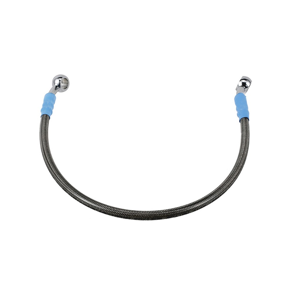 45cm Universal Motor Braided Brake Clutch Oil Hose Stainless Line Banjo Pipe
