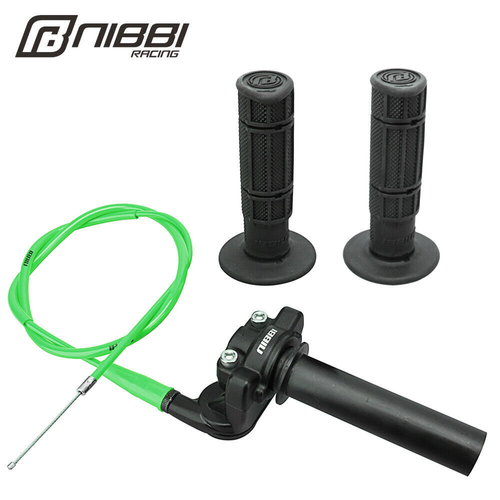 NIBBI Dirt Bike Quad ATV Pit Pro Trail Twist Throttle Grip Cable 50 125 150 250c