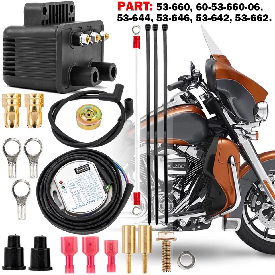 Replace Ultima Programmable Ignition 53-660 For Harley Shovelhead Evolution New